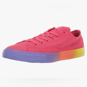 Converse Women's or Kids Pink and Purple Sneakers